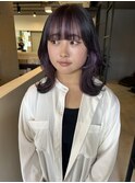 フェイスフレーミングカラーパープル