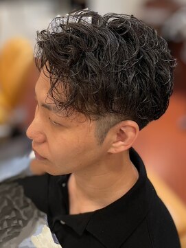 スカイ 亀戸店 (sky) ハイライト/マッシュパーマ/アッシュブラック<理容室>[亀戸]