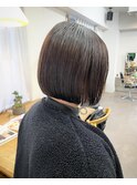 【中目黒】大人のナチュラルボブ☆ラベンダーアッシュグレー