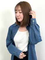 ニューヨークニューヨーク テラッソ姫路店(NYNY) レイヤーベージュイメチェン小顔美髪切りっぱなしボブ