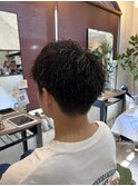 スパイキーショート×ツイストパーマ