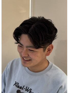 スイッチ(men's SWITCH) 大分メンズラルフカールスパイラルパーマショート刈り上げ