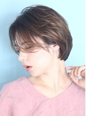 40代50代小顔前髪イメチェンアンブレラカラーショート