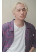 かき上げヘア　ニュアンスマッシュ　サイドパート　ビジネス
