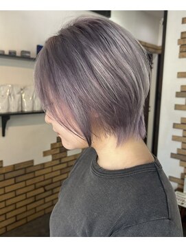 シュシュ(chou chou) ラベンダーグレー