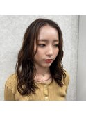 【浜松美容院 デジタルパーマ コテ巻き風パーマ】