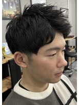 ウェイビー 桜木町店(WAVY)&nbsp;【WAVY】メンズアップバングショート