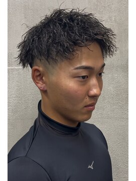 ダズルヘアーエイチ(DAZZLE hair H) シャドーパーマツイストスパイラルフェザー波巻きプードル