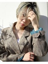 アペロ 柏(Apero)&nbsp;パールグリーン☆ニュアンスショート