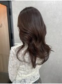 レイヤーカット×ミルクティーベージュ
