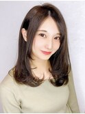 イメチェン　ホワイトブロンド　外ハネボブ 美髪　ワイドバング