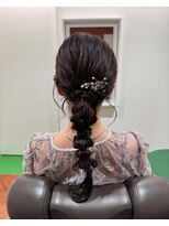 ルームヒゴバシ(room higobashi)&nbsp;ロングヘア特権！編みおろしスタイル♪