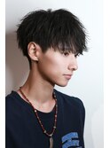シースルー束感ヘア