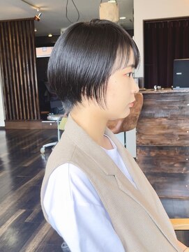 ヘアスペース クレール(hair space clair) 【clair清水恭平】30代40代襟足改善ショートカット/似合わせ