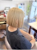 ブロンドボブ
