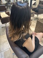 エムテコ(M.techo)&nbsp;20代30代40代大人可愛いグラデーションカラー/ベージュカラー