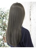 ALLY松村　ブリーチなしでも叶うオリーブグレージュ