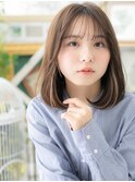 大人ガーリーイヤリングカラー透けバングA4北浦和20代30代40代