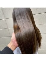 ジェコ ヴェール 祐天寺(gecko.vert) 髪質改善/ストレートロング/地毛風グレージュ