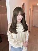 ヘーゼルベージュ、レイヤーカット