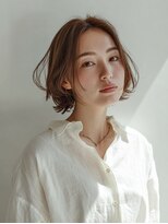 ココ(qoqo) 大人ショート ショートボブ 時短 子育て応援 30代 透明感カラー