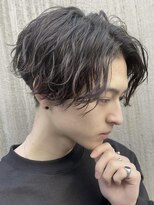 エリマバイフィフス 調布(elima by fifth) 調布ツイストスパイラルパーマ波巻きパーマセンターパートゆるめ