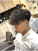 men's/メンズ/フェザーパーマ/ラフカール/スペインカール/神保町