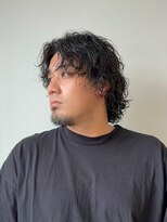 フラッシュパック(FLASH PACK)&nbsp;メンズボブ/メンズミディアム/波巻きスパイラル/ボブウルフ