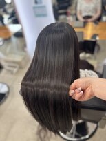ボヌール オオサカ(Bonheur OSAKA) 【福田】超高濃度水素ストレートとカラーの同日施術でうるツヤ髪