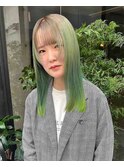 ルーツカラーグリーン