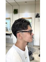 アース オーセンティック 高松レインボーロード店(EARTH Authentic) テーパーフェード×ラルフカール
