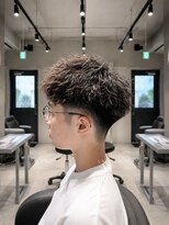 イフメンズサロン 柏(if men's salon)&nbsp;刈り上げフェード×スパイラルパーマ