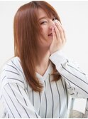 振り返り美人☆ストレート重軽セミディ