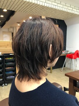 ラブリッシュ(LOVERICHE) お客様スタイル40代女性 ウルフカット ルーズパーマ