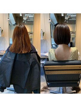 アルト(Alto) 20代30代.40代,50代 髪質改善カラー×ボブ