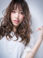 カバーヘア ブリス 大宮西口(COVER HAIR bliss)&nbsp;斜めバングの外国人風小顔グラマラスロングs大宮20代30代40代