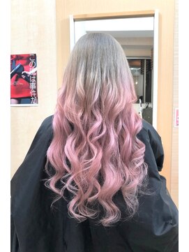 アーチフォーヘア 心斎橋店(a-rch for hair) シルバーピンクのグラデーション