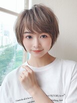 アフロート ディル(AFLOAT D'L)&nbsp;◆大人かわいい小顔丸みのあるショートボブ20代30代40代表参道