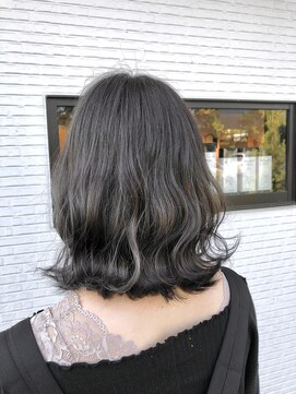 アーチ(ARCH) 【ARCH 竹田】ゆるふわミディ ダークグレージュ