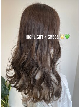 レガシーヘアーデザイン(Legacy hair design) 「ナチュラルハイライトグレージュ」