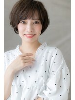 カバーヘア ブリス 川口(COVER HAIR bliss)&nbsp;アースカラーくせ毛風抜け感小顔マッシュヘアZ川口30代40代50代