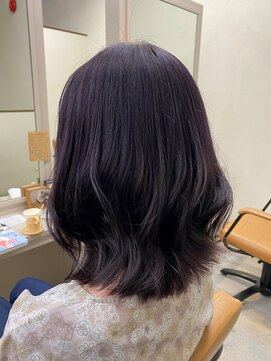 ティエル(Tiele) お洒落ラベンダーカラー×くびれミディアム