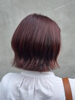 アルター(aL ter) ボルドーカラー×外ハネボブ