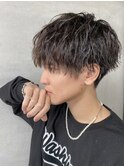 Hide ツイストスパイラルパーマ マッシュ メンズ ツイスパ