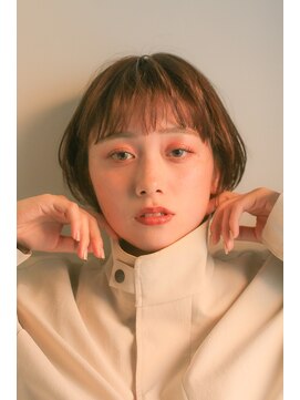 フラミューム 藤枝(flammeum) 眉ちょい見せバングショート【藤枝】