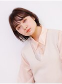 ☆大人可愛いミニマムショート☆［久米川］/質感再整カラー