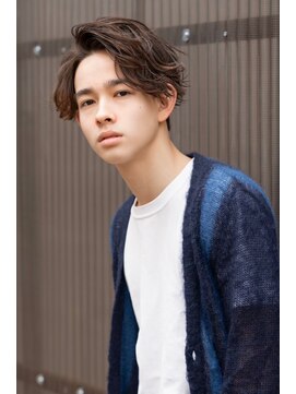 ハバナ 渋谷(HAVANA) 束感モテる/ツーブロック/センターパート/ニュアンスパーマ