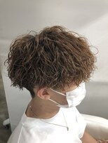 オーシャントーキョー(OCEAN TOKYO)&nbsp;メンズパーマツイスパ波巻きスパイラルマッシュセンターパート