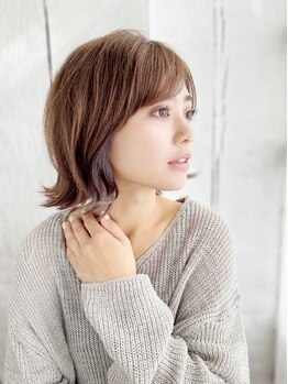 ギフト 甲府店(gyfu&)の写真/《理想の最旬カラーが手に入る！》なりたい色味に合わせたカラーレシピでワンランク上のスタイルに