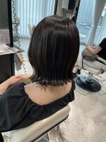 ヘアーアンドスパ フェリーチェ ミチ 野田屋町店(HAIR&SPA felice MICHI)&nbsp;【feliceMICHI 豊田希美】切りっぱなしボブ